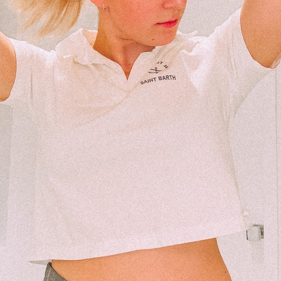 Brandy Melville Tops - NWOT John Galt Saint Barth Collar Crop Top
